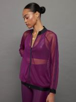 Net Evolution Cardigan - MINERAL RED