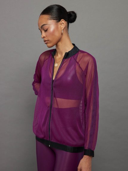 Net Evolution Cardigan - MINERAL RED