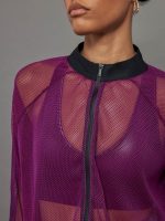 Net Evolution Cardigan - MINERAL RED - Image 4