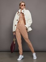 WARM UP TROUSERS - ALMOND - Image 7