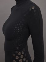 Dots Illusion Net Body - BLACK - Image 6