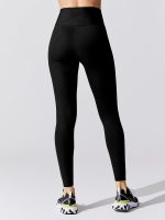 Ribbed Football Legging - Black