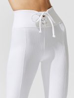 Ribbed Football Legging - White - Image 5