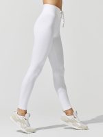 Ribbed Football Legging - White - Image 6