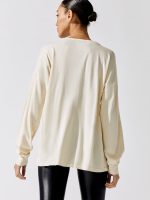 Boyfriend Long Sleeve Tee - Bone - Image 2