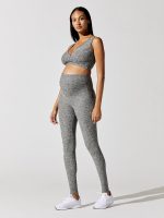 Maternity Legging - Heather Grey - Image 3
