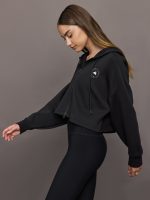 aSMC Sportswear Cropped Hoodie - Black - Image 4