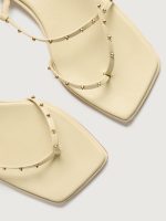 Alexia - Vanilla Calf With Gold Studs - Image 4