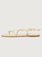 Alexia - Vanilla Calf With Gold Studs - Image 5