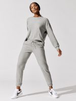 Waffle Pull On Pant - Medium Heather Grey - Image 6