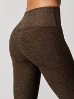 Spacedye Caught in the Midi High Waisted Legging - Chocolate Chip Espresso - Image 5