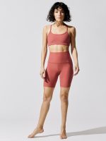 High Waisted Biker Short - Softest Scarlet - Image 3