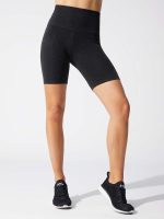 High Waisted Biker Short - Darkest Night - Image 4