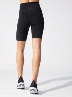 High Waisted Biker Short - Darkest Night - Image 5
