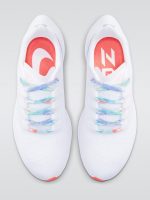 Air Zoom Pegasus 37 Sneaker - White/Multi-Color-Bright Mango - Image 5
