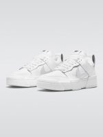 Dunk Low Disrupt Sneaker - White/Metallic Silver-Black - Image 3