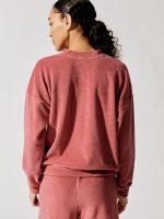 Terry Henley Sweatshirt - Peony - Image 9