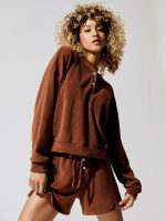 Terry Henley Sweatshirt - Peony - Image 12