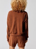 Terry Henley Sweatshirt - Peony - Image 15
