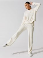 Terry Henley Sweatshirt - Peony - Image 6