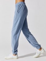 Terry Henley Sweatpant - Denim - Image 3