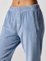 Terry Henley Sweatpant - Denim - Image 5
