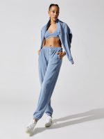 Terry Henley Sweatpant - Denim - Image 6