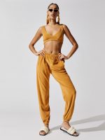 Terry Henley Sweatpant - Honey - Image 3