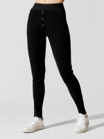 Thermal Henley Sweatpant - Black - Image 6