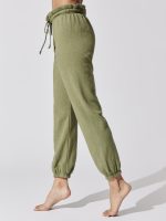 Vintage Fleece Gemstone Sweatpants - Basil With Jade