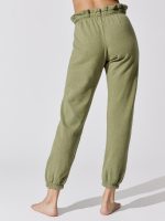 Vintage Fleece Gemstone Sweatpants - Basil With Jade - Image 3