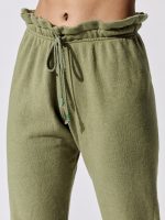 Vintage Fleece Gemstone Sweatpants - Basil With Jade - Image 4