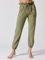Vintage Fleece Gemstone Sweatpants - Basil With Jade - Image 6