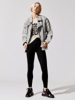 Noumi Oversized Denim Jacket - Smoke Grey - Image 3