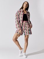 Iaustey Ikat Padded Jacket - Ecru - Image 4