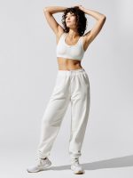 Ultimate Fit Sweats Loose Jogger With Zip Pocket - Ivory - Image 6