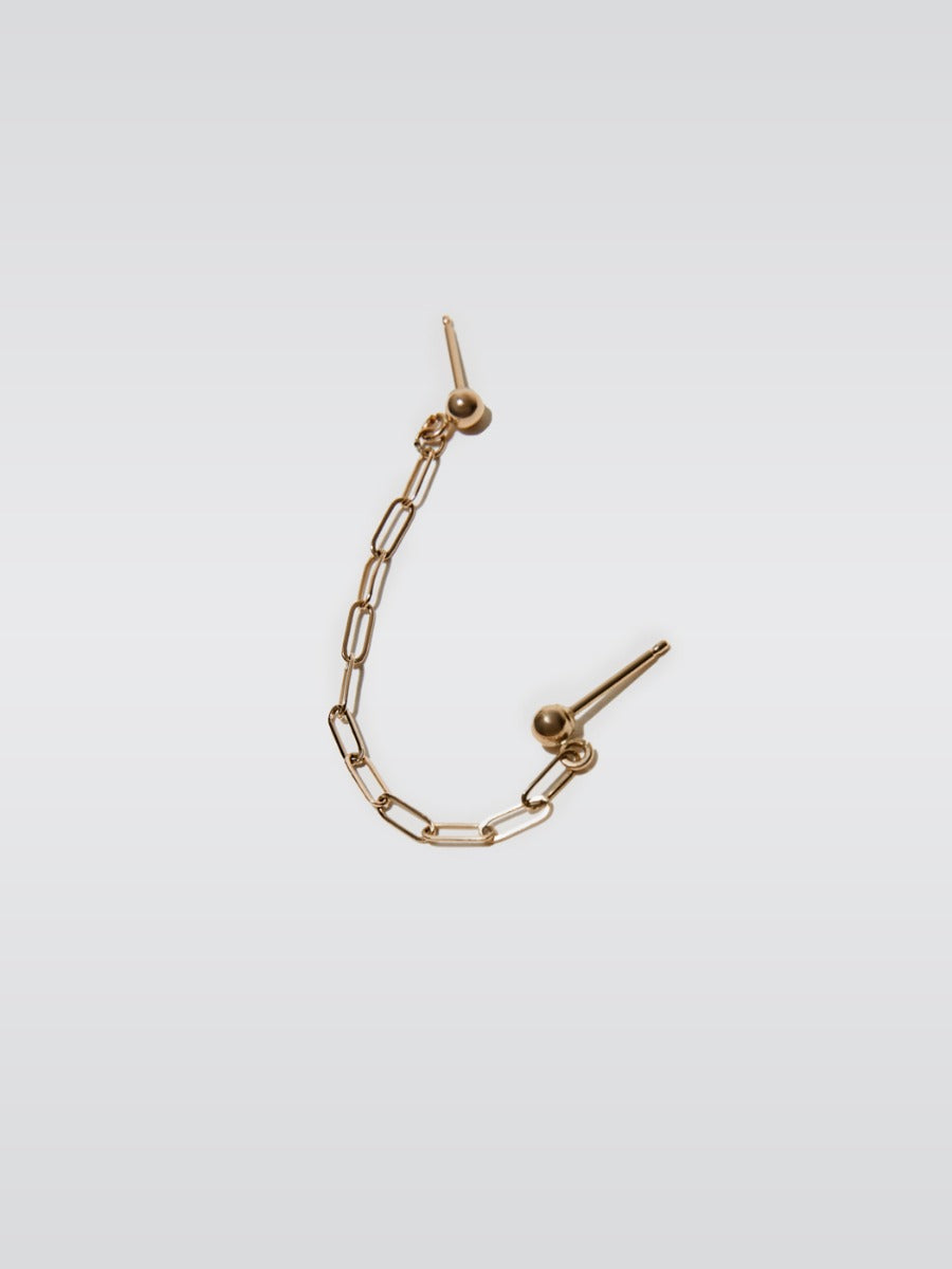 lore-s40013-metgol-chain-stud-14-kt-yellow-gold-4554_1_f3eee038-4f58-4939-b122-7735030e35f1 Chain Stud Earring - 14 Kt Yellow Gold - Image 1