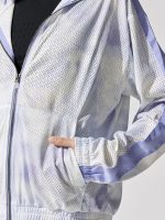 Sportswear Icon Clash Mesh All Over Print Jacket - Light Thistle/Light Thistle - Image 5