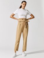 Abbot Kinney Paperbag Pant - Sand - Image 3