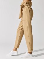 Abbot Kinney Paperbag Pant - Sand - Image 5