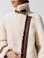 Colleen Jacket - 96000 Off White/Brown - Image 5