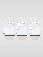 Sensible 3 Pack No-Show Socks - White